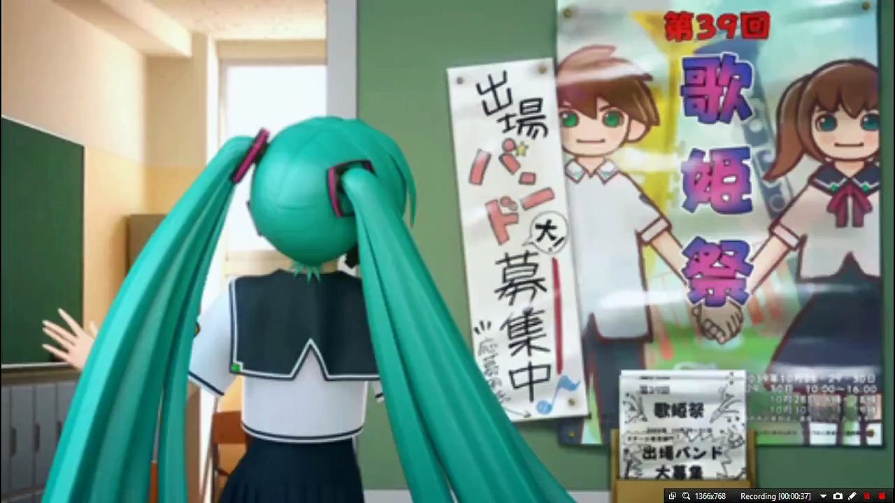 Hatsune Miku Project Diva 2nd Okaidoku Ban (JP) ~ GamePlay ~ Opening ~ PSP ~ 720p ~ 2015 ~ W8