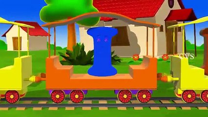 ABCD Alphabet Train song - 3D Animation Alphabet ABC Train Songs for children 01.06.2016