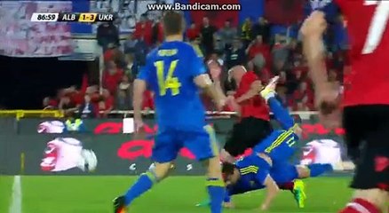 Konoplyanka GOAL (1:3) Albania vs Ukraine (2016.06.03)
