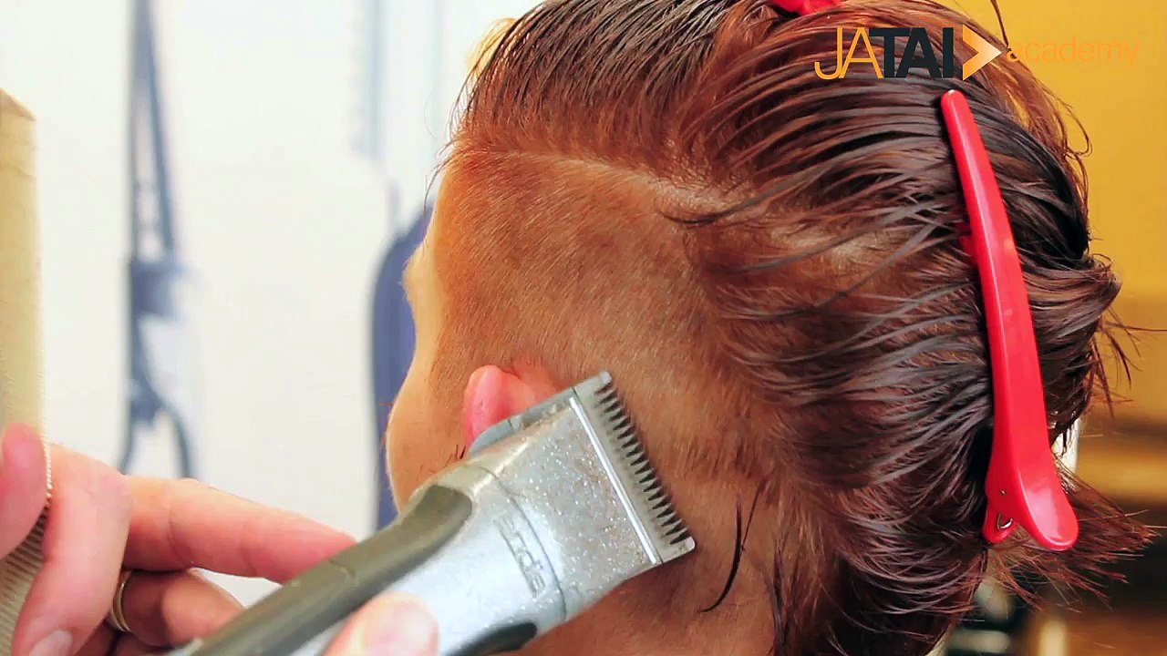 Undercut Pixie - Clipper Cutting & Addressing the Nape - Part 1