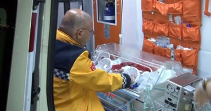 Kalp Hastası 1 Aylık Elif Nur Bebek Ambulans Uçakla Türkiye'ye Getirildi