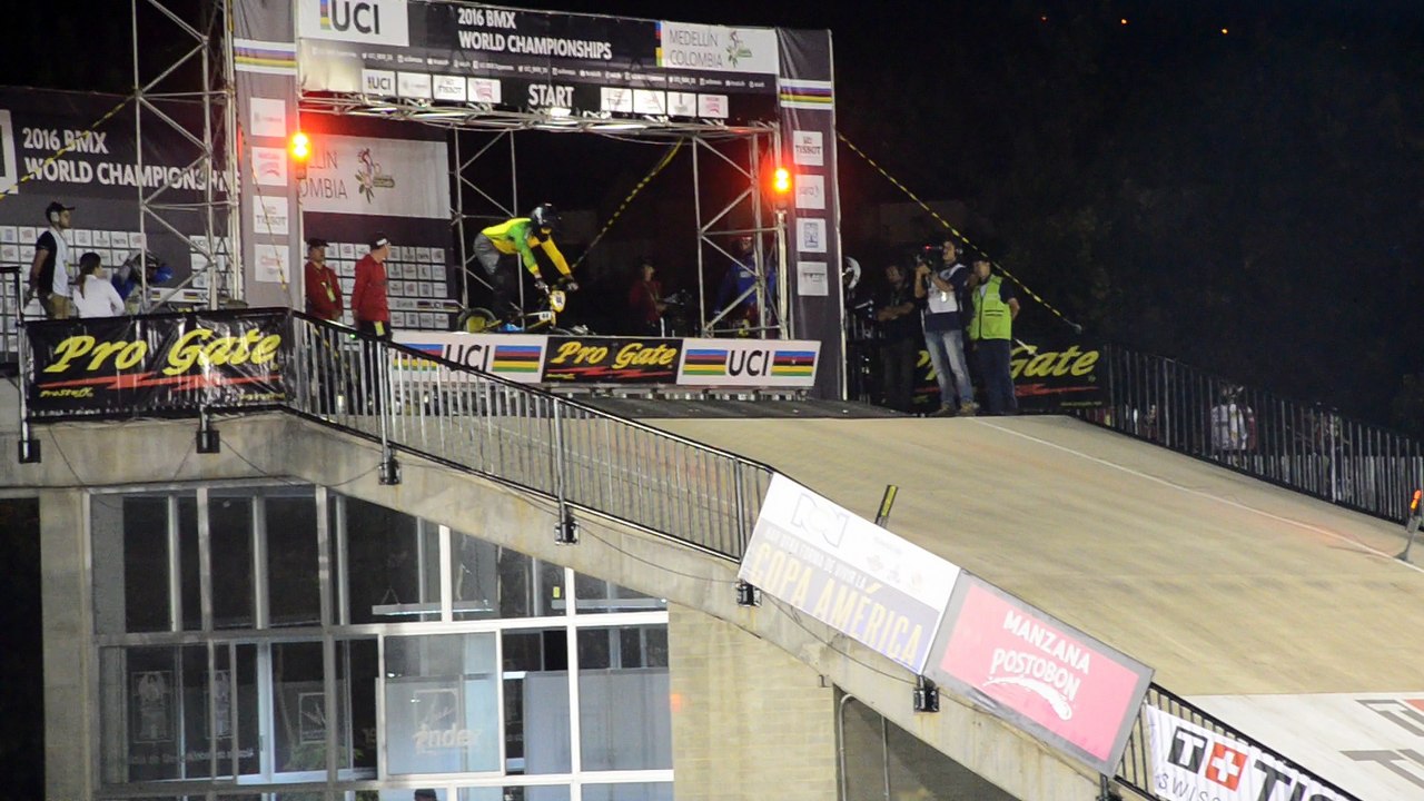 DSC_1636 Anton Dean MEDELLIN UCI BMX WORLD CHAMPIONSHiP 2016 TT/Qualifications