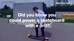 DIY pro builds drill-powered skateboard, and it's totally rad