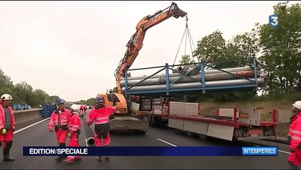 Inondations : l'A10 reste impraticable