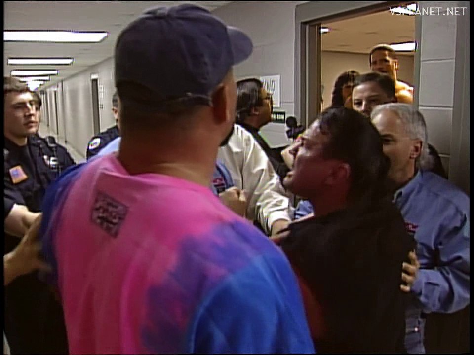Kevin Nash & Scott Steiner Backstage, WCW Spring Stampede 1997