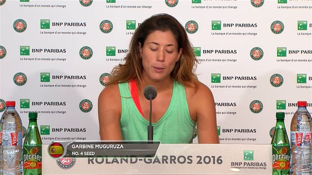 Roland-Garros - Muguruza : J'ai appris à contrôler mes émotions
