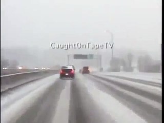 NEW scary car accident on icy highway in USA!!ДТП автокатастрофе авари