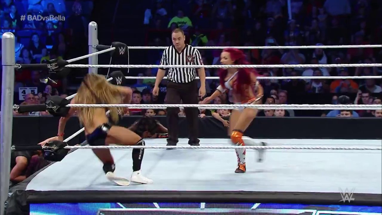 ---Team B.A.D. vs Team Bella- SmackDown, Oct. 1, 2015 -