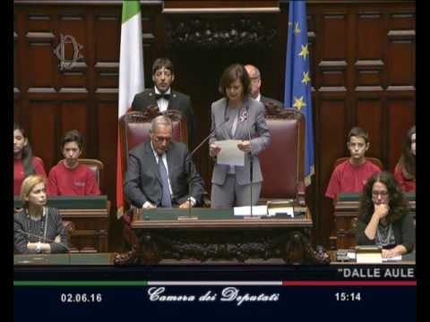 Roma - Festa della Repubblica in Aula con studenti, volontari e scout (02.06.16)