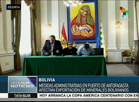 Exportaciones bolivianas, afectadas por nuevas medidasen Antofagasta