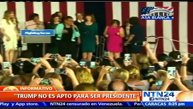 Hillary Clinton exhorta a los ciudadanos votar en las próximas primarias y rechazar a Trump