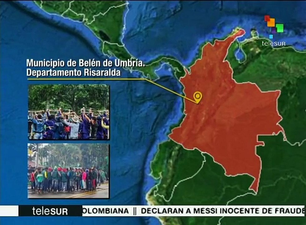 Departamentos que se han sumado al Paro Agrario en Colombia