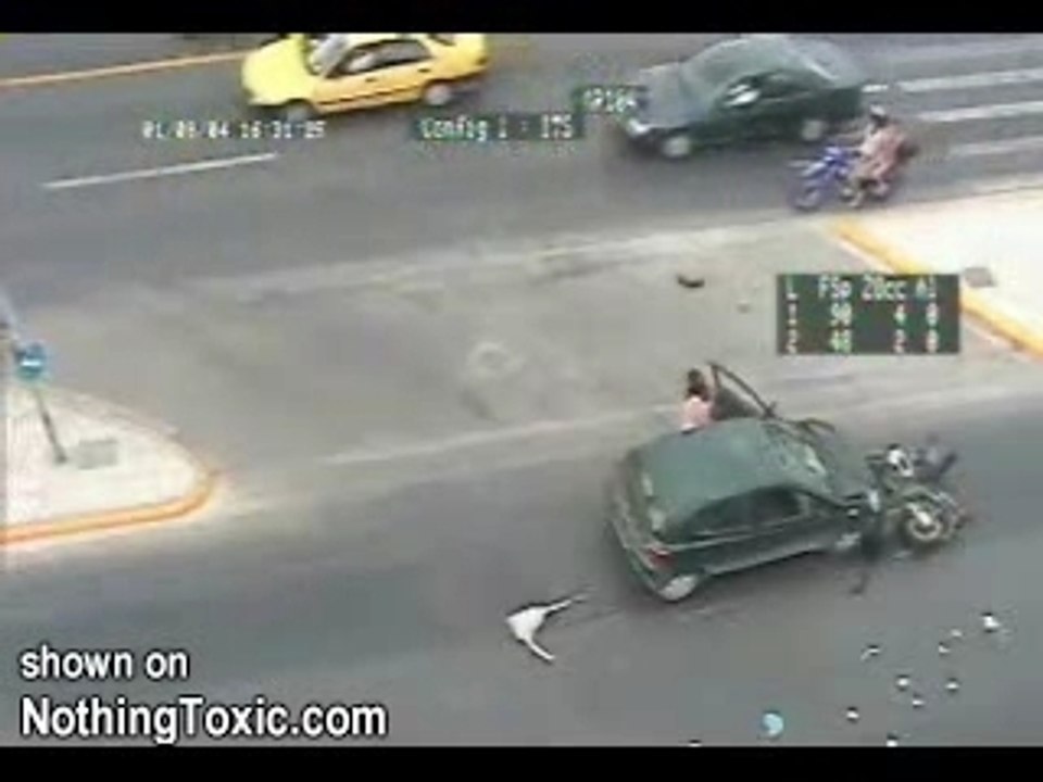 Accident-colere-gammelle en scoot