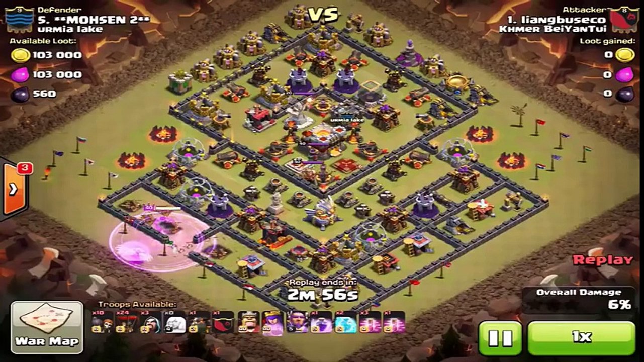 Clash of Clans | 3 Star TownHall 11 - Clear Town hall 11 By Super Queen- LaLoon