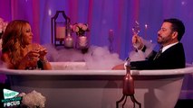 Mariah Carey Gets Into A Bathtub With Jimmy Kimmel