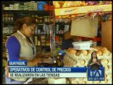 Control de precios de víveres en barrios de Guayaquil