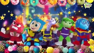 Inside Out Super Heroes FINGER FAMILY SONG ♥Toy Nursery Rhyme♥ Kids Songs Baby Songs