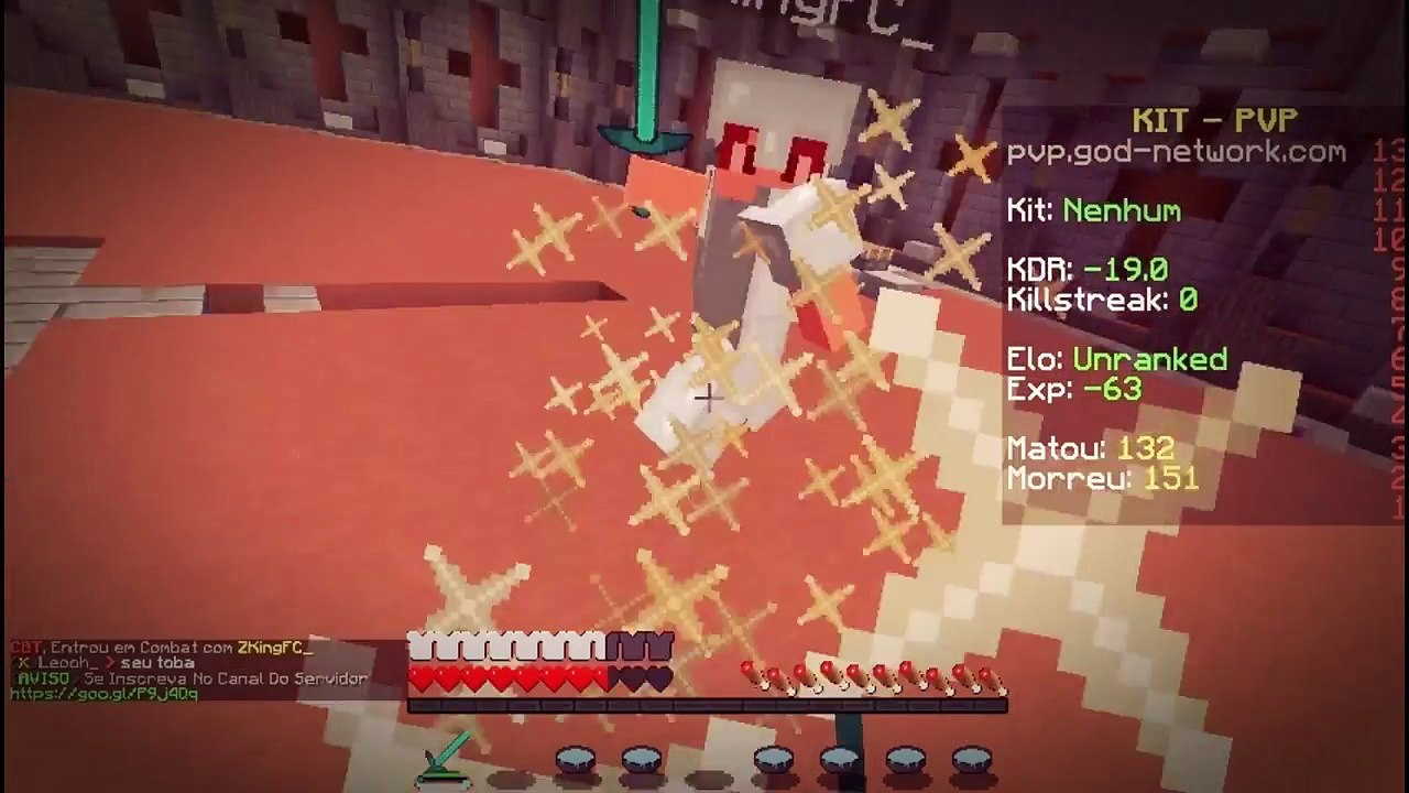MINECRAFT PVP ~ MONTAGE PVP ~ PVP COM KING!