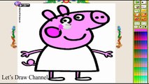 Peppa Pig - Desenhos para colorir para crianças #1