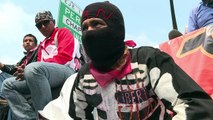 Maestros protestan en México contra reforma educativa