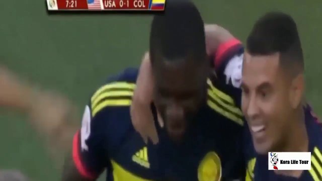 كوبا أميركا - الولايات المتحدة الأمريكية 0 - كولومبيا 2 (الأهداف كاملة HD) فهد العتيبي 4 - 6 - 2016