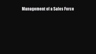 [Download] Management of a Sales Force PDF Free