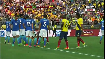 Foul - free kick | Miller Bolanos | Brazil vs Ecuador | COPA AMERICA CENTENARIO USA 2016|05th June 2016|Group B - Sony LIV