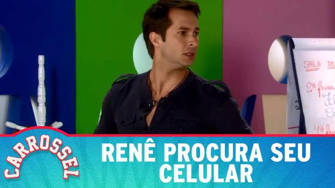 Renê procura seu celular