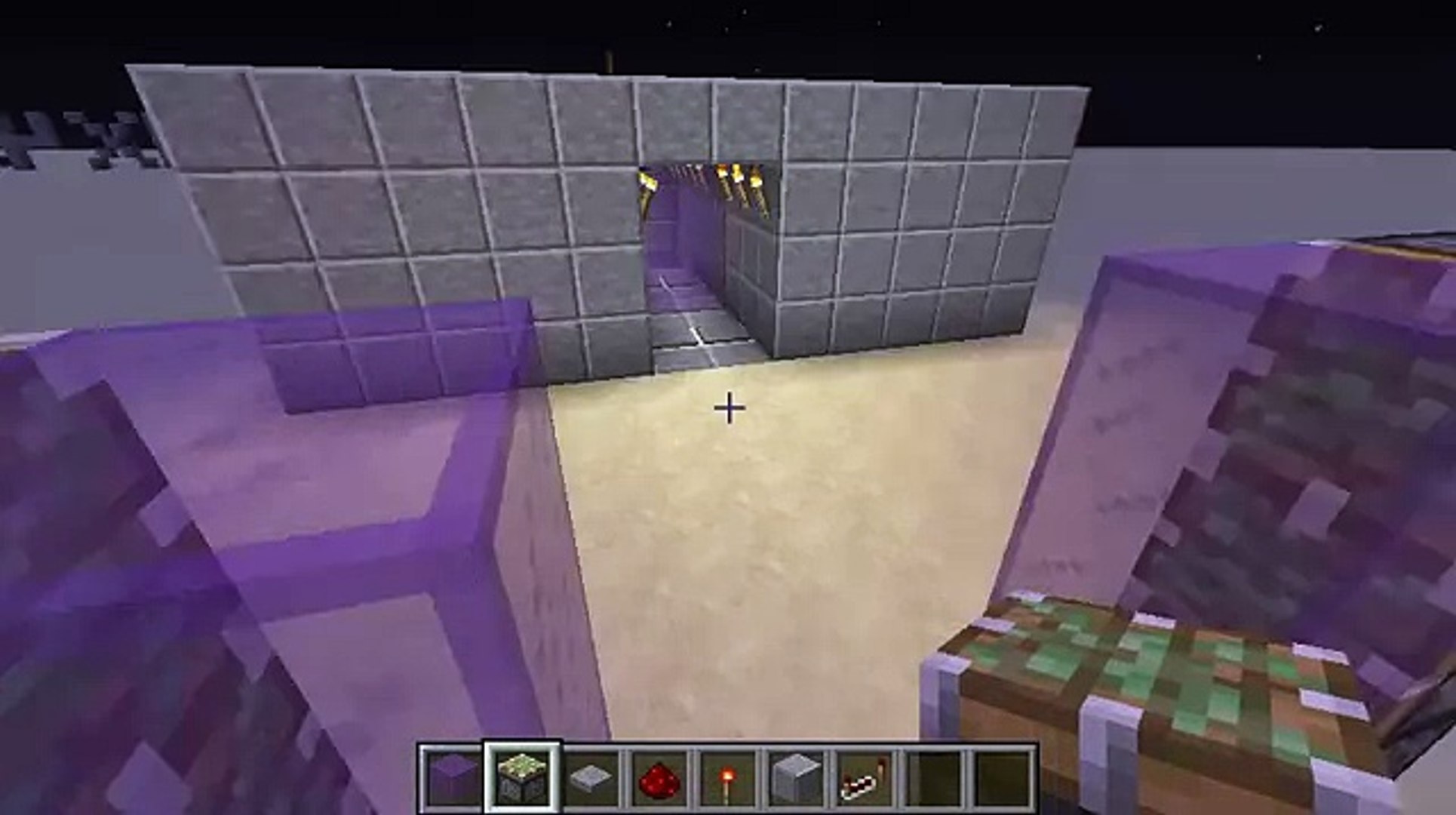 Minecraft How To Build An 3x2 Piston Door Video Dailymotion