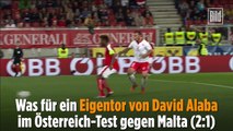 Kurioses Eigentor von David Alaba