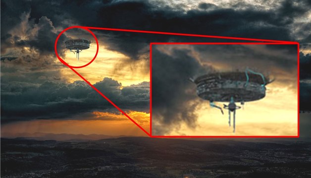 Real Two Alien UFO Mysterious Moments caught on tape