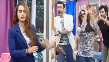 Pakistani Movie Blind Love Cast Mathira & Nimra Dancing