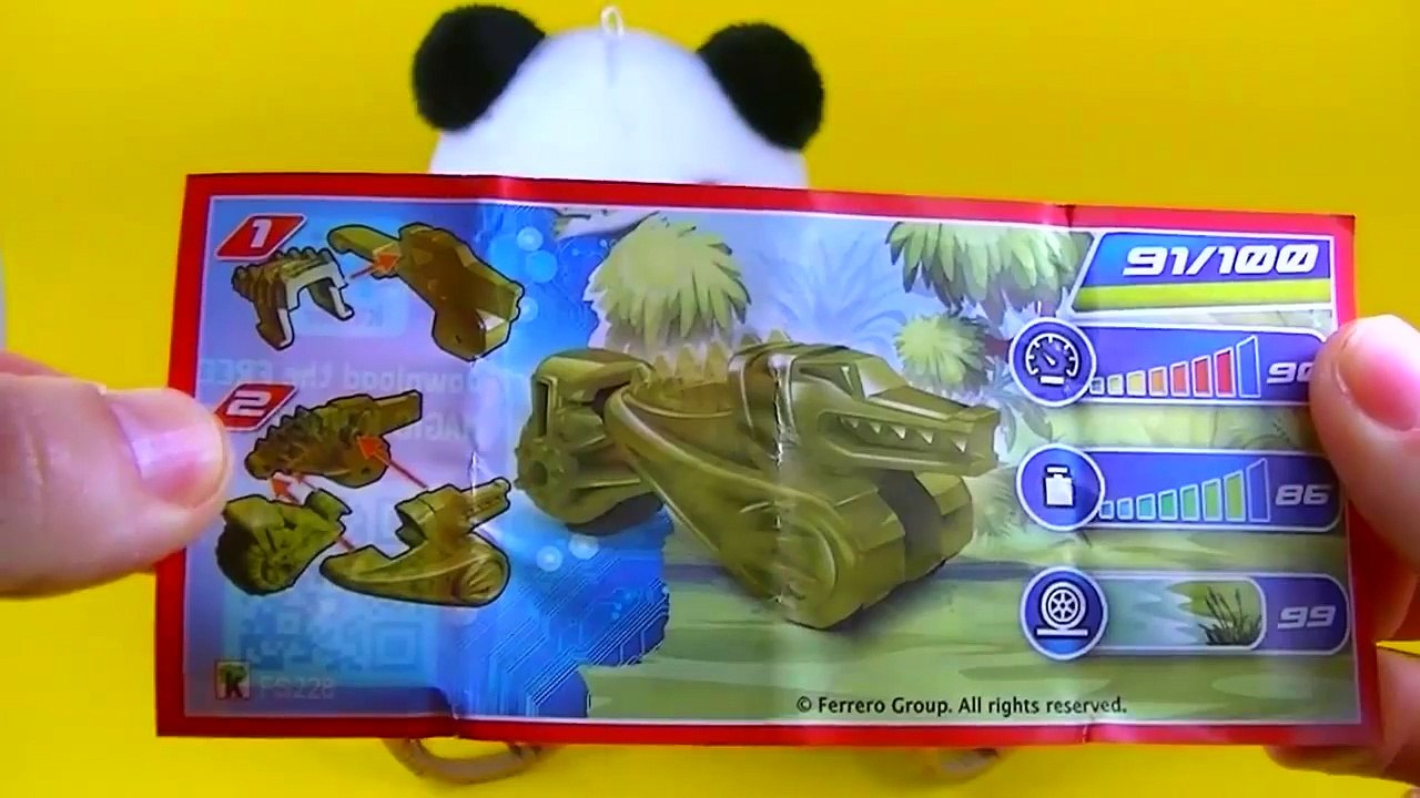 KINDER SURPRISE EGGS KUNG FU PANDA AND PRINCESS UNBOXING