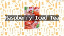 Recipe Raspberry Iced Tea