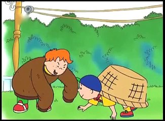 çizgi film - Caillou - arka bahçedeki hayvanat bahçesi