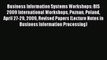 Download Business Information Systems Workshops: BIS 2009 International Workshops Poznan Poland