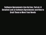 Read Software Agreements Line by Line 2nd ed.: A Detailed Look at Software Agreements and How