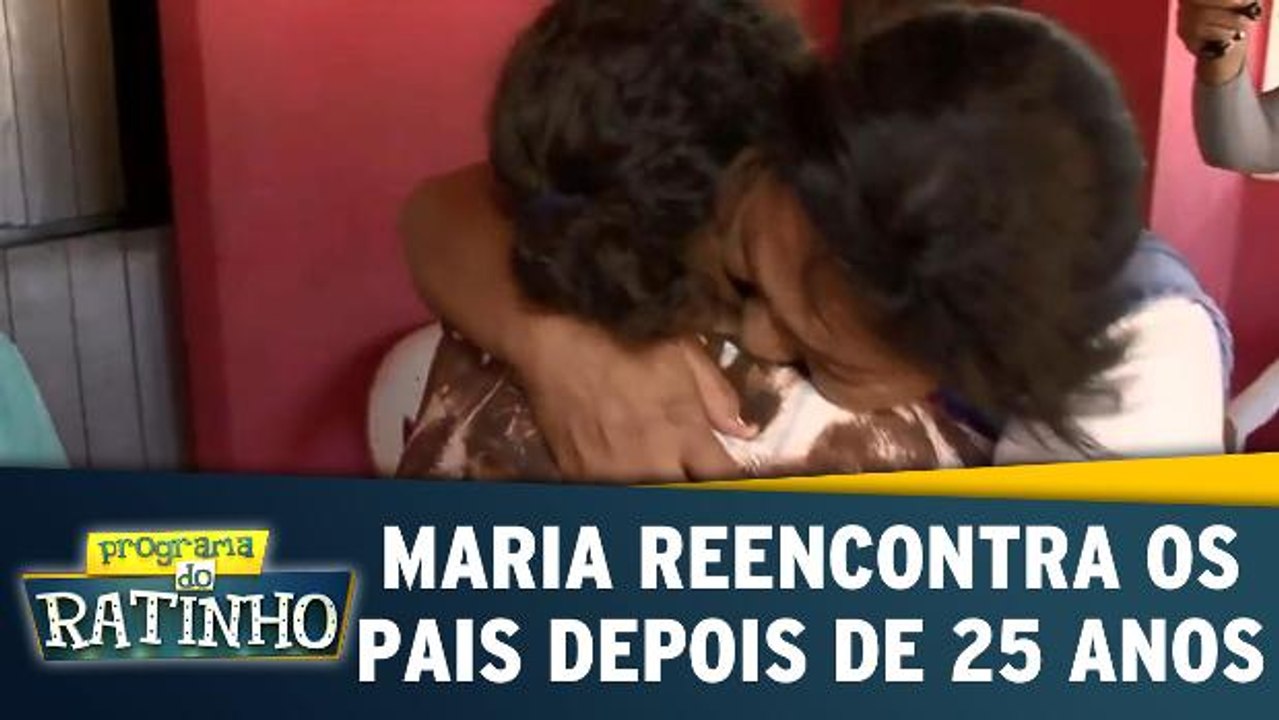 Maria reencontra os pais depois de 25 anos