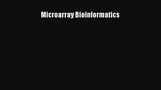 Read Books Microarray Bioinformatics E-Book Free