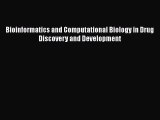 Read Books Bioinformatics and Computational Biology in Drug Discovery and Development ebook