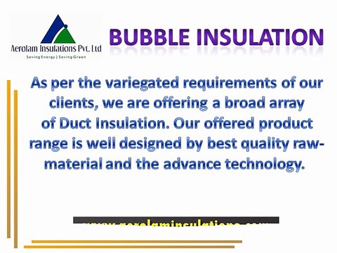 Bubble Insulation Rolls Manufacturer and Suppliers