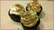 Recipe Chocolate Cupcakes With Nutella and Mixed Cream Cheese Frosting
