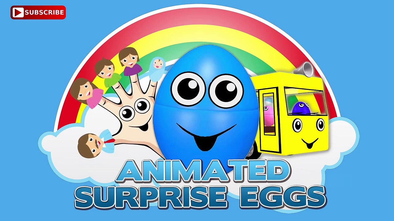 Learn Colours Surprise Eggs Opening for Children Animated Surprise Eggs ...