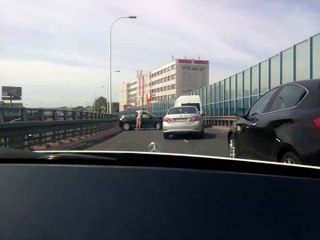 Flyover surprise - master of the steering wheel