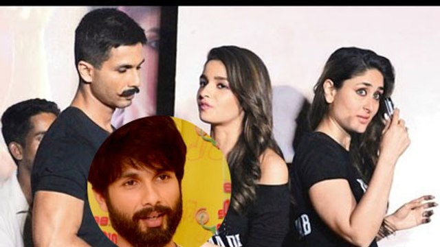 Shahid Kapoor REACTS To Kareena Kapoor's AWKWARD Moment | Udta Punjab Event