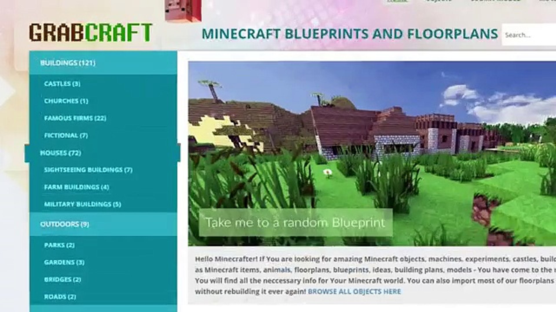 Minecraft House Blueprints App