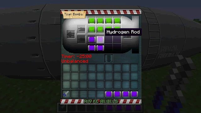 Minecraft Mods: How to build a Tsar bomb with Rebels Rebels 1.7.10