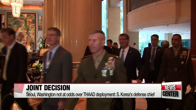 Seoul, Washington not at odds over the deployment of THAAD: S. Korea's defense chief