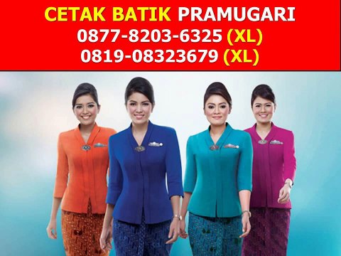 0877-8203-6325 (XL), Seragam Batik Pramugari