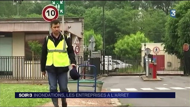 L'activité au ralenti dans les zones inondées